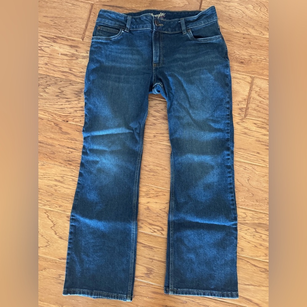 Wrangler Mae Boot Cut Jeans Women’s 32x30 Denim Mid Rise Medium Wash Western